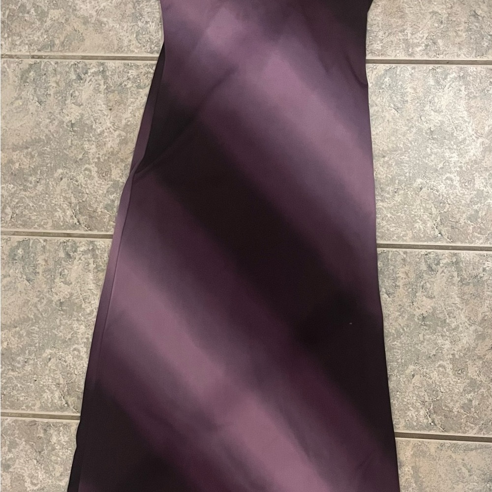 Purple Ombre Sleeveless Dress